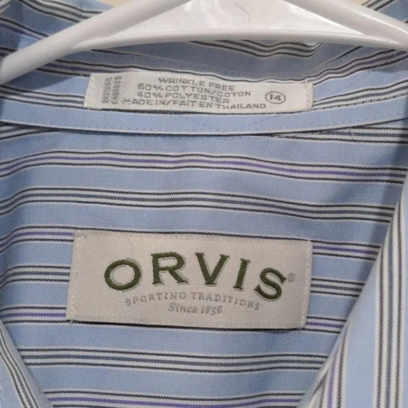ORVIS size 14 button up shirt - Picture 2 of 5